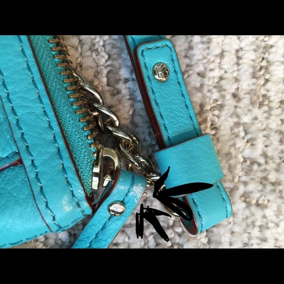 Kate Spade Aqua Leather Shoulder Bag - Picture 4 of 10